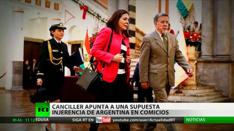La canciller de Bolivia apunta a una supuesta injerencia de Argentina en los comicios bolivianos