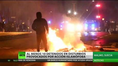 Al menos 10 detenidos durante disturbios provocados por actos islamófobos en Suecia