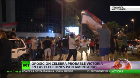 La oposición celebra su probable victoria en las elecciones parlamentarias de Montenegro