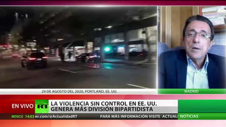 Experto: "La violencia entre seguidores y opositores de Trump puede terminar en una fractura de la sociedad estadounidense"