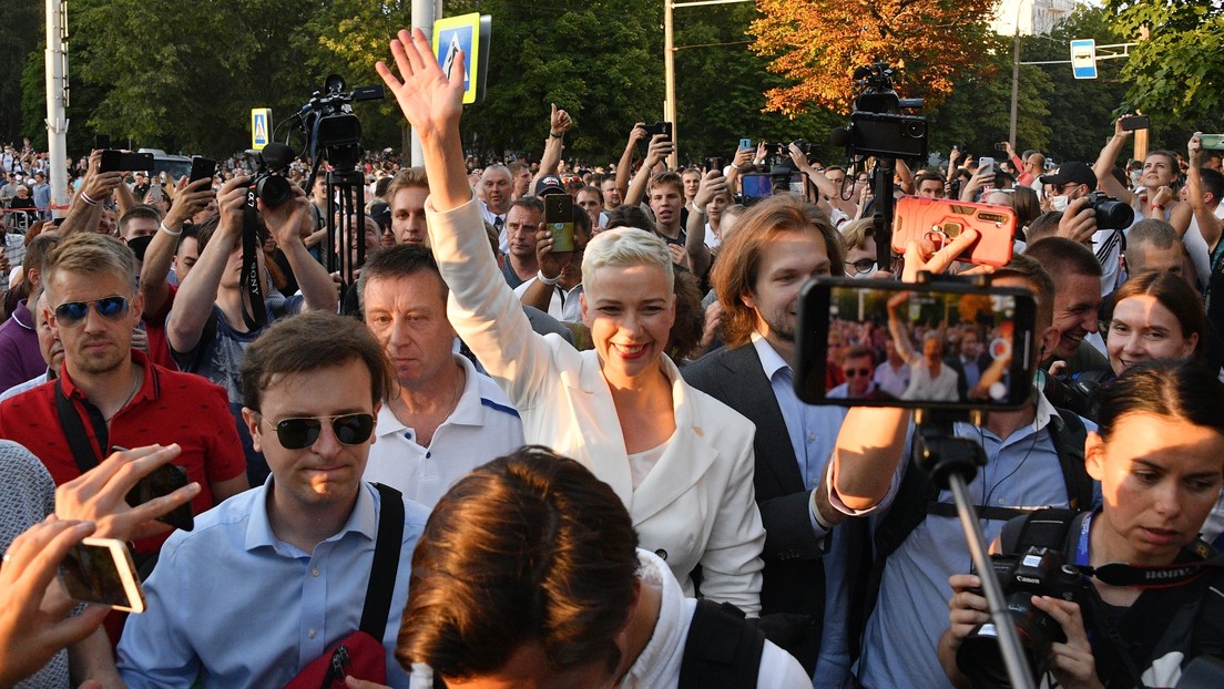 Denuncian la detención en Minsk de la miembro del Consejo de Coordinación de la oposición bielorrusa María Kolésnikova