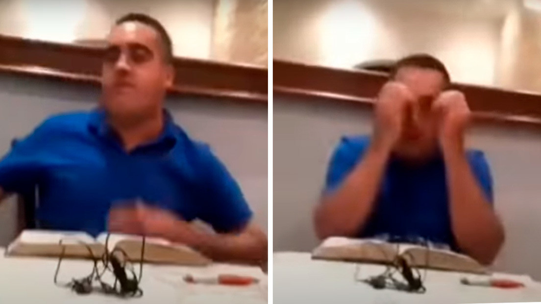 VIDEO: Pastor brasileño proclama "la paz del Señor" después de insultar a su esposa en vivo
