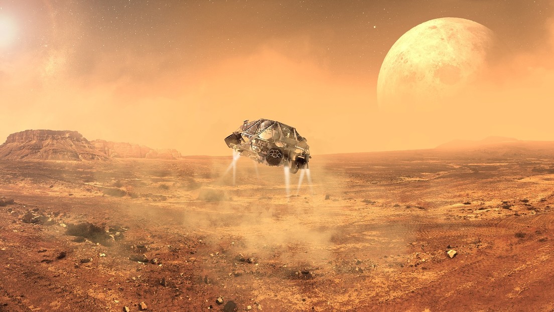 Un radar descubre varios lagos de agua salada en el polo sur de Marte