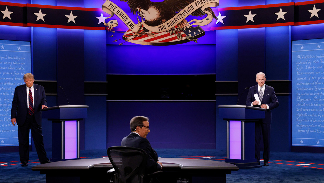"Payaso"; "No hay nada inteligente en ti'': Los ataques personales dominan el primer cara a cara de Trump y Biden