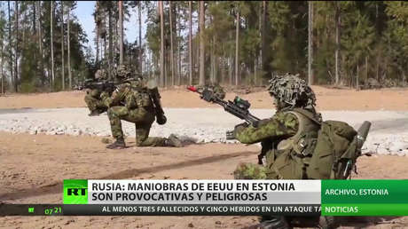 Rusia califica las maniobras de EE.UU. en Estonia de "peligrosas y provocativas"