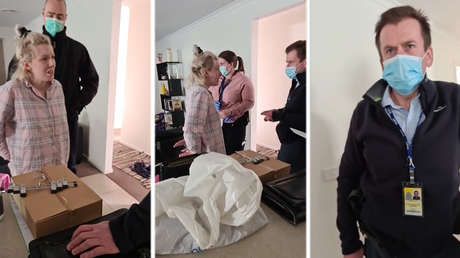 Arrestan a una joven embarazada por promover marchas anticuarentena en Australia (VIDEO)