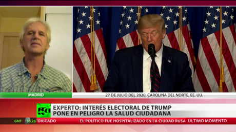 Experto: El interés electoral de Trump pone en peligro la salud ciudadana