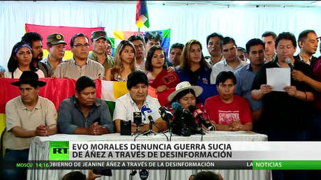 Bolivia: Evo Morales denuncia una guerra sucia de Áñez a través de desinformación en las redes