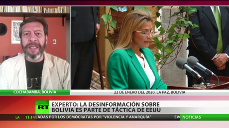 Experto: La desinformación sobre Bolivia es parte de la estrategia de EE.UU.