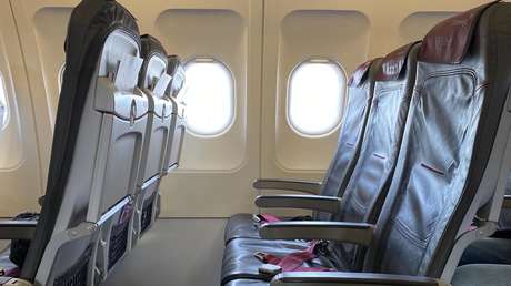 "Tenía calor": Aterrizan, abre la puerta de emergencia y se da un paseo sobre el ala del avión (VIDEO)