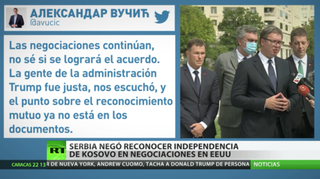Serbia se niega a reconocer la independencia de Kosovo durante una cumbre en Washington