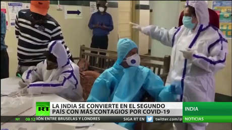 La India se convierte en el segundo país con más infecciones por coronavirus