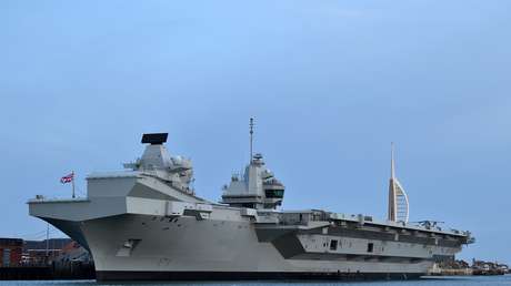 El portaaviones británico HMS Queen Elizabeth pospone su salida por segunda vez tras varios positivos por covid-19 en la tripulación