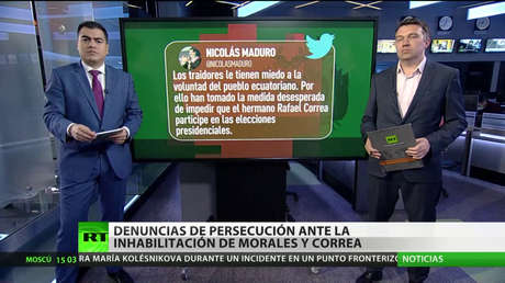 Denuncian persecución tras la inhabilitación de Rafael Correa y Evo Morales