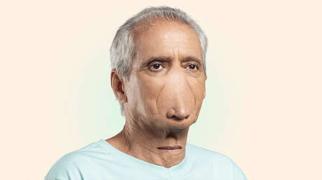 FOTO: Muestran cómo debería ser una persona para que le sea útil llevar la mascarilla en el mentón