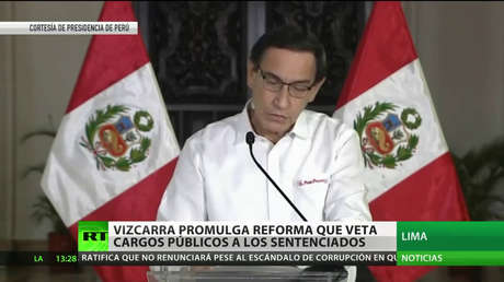 Vizcarra promulga una reforma que veta cargos públicos a los sentenciados en primera instancia