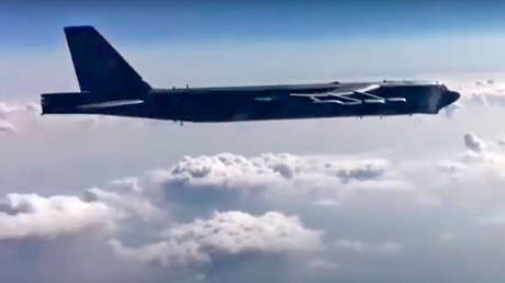 VIDEO: Cuatro cazas rusos se movilizan para interceptar a tres bombarderos estratégicos B-52H de EE.UU. sobre el mar Negro