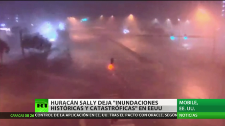 El huracán Sally deja "inundaciones históricas y catastróficas" en el sur de Estados Unidos