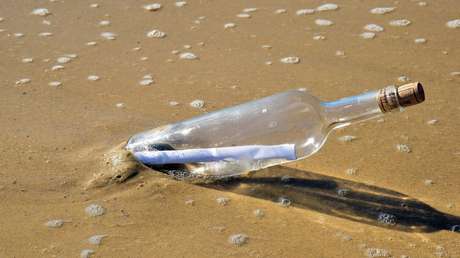 Encuentran en Noruega una botella con un mensaje, lanzada hace 21 años por un pescador irlandés