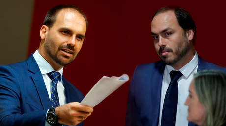 Llaman a declarar a los hijos de Bolsonaro en una investigación sobre la organización de manifestaciones "antidemocráticas"