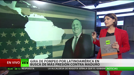 Gira de Pompeo por Latinoamérica en busca de reforzar la presión contra Maduro