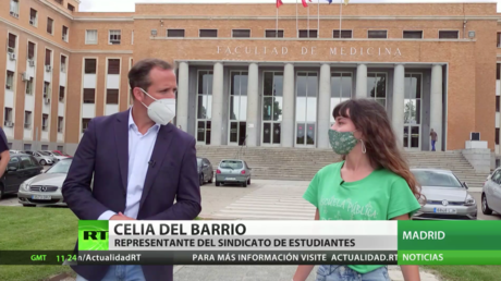 Tercer día de huelga estudiantil en España por la falta de un plan contra el coronavirus que garantice un retorno seguro a las aulas