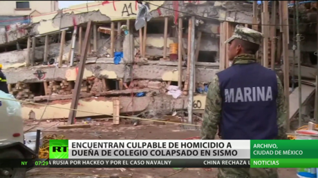 México: Encuentran culpable de homicidio a la dueña de un colegio que colapsó durante un sismo