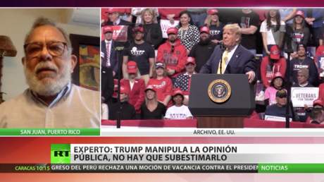 Experto: "No hay que subestimar a Trump, es un manipulador de la opinión pública"