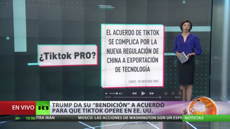Trump 'bendice' el acuerdo para que TikTok opere en EE.UU.