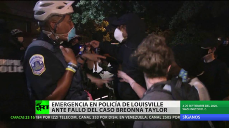 Decretan el estado de emergencia en la Policía de Louisville ante fallo del caso de Breonna Taylor