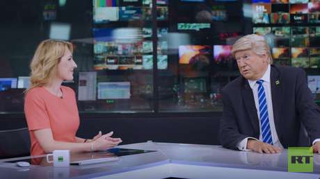 VIDEO: RT le 'ofrece' trabajo a Donald Trump (bueno, casi)