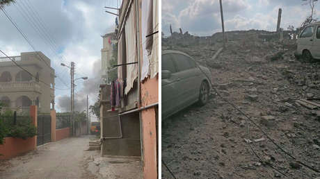 Una explosión sacude Ain Qana, en el sur del Líbano (VIDEOS, FOTOS)