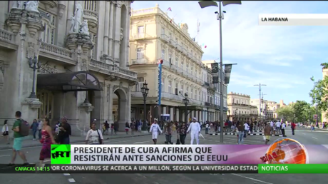 El presidente de Cuba afirma que su país resistirá ante las sanciones de EE.UU.