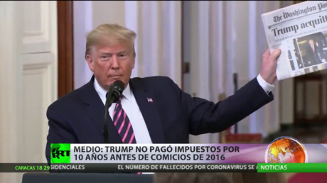 New York Times: Trump no pagó impuestos por 10 años antes de los comicios del 2016