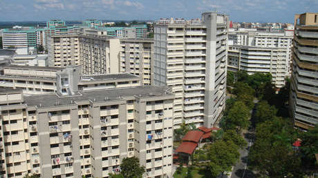 Una sirvienta huye por el balcón del piso 15 debido a los maltratos de su jefa