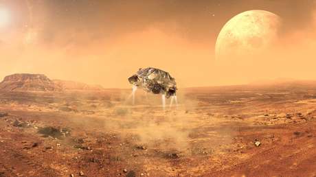 Un radar descubre varios lagos de agua salada en el polo sur de Marte