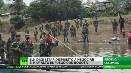 ELN asegura estar dispuesto a negociar si hay un alto al fuego con el Gobierno de Colombia