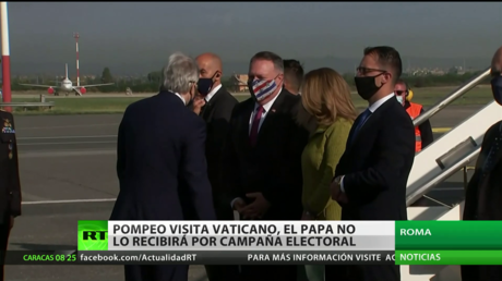 Pompeo visita el Vaticano sin recibimiento por parte del Papa debido a la campaña electoral