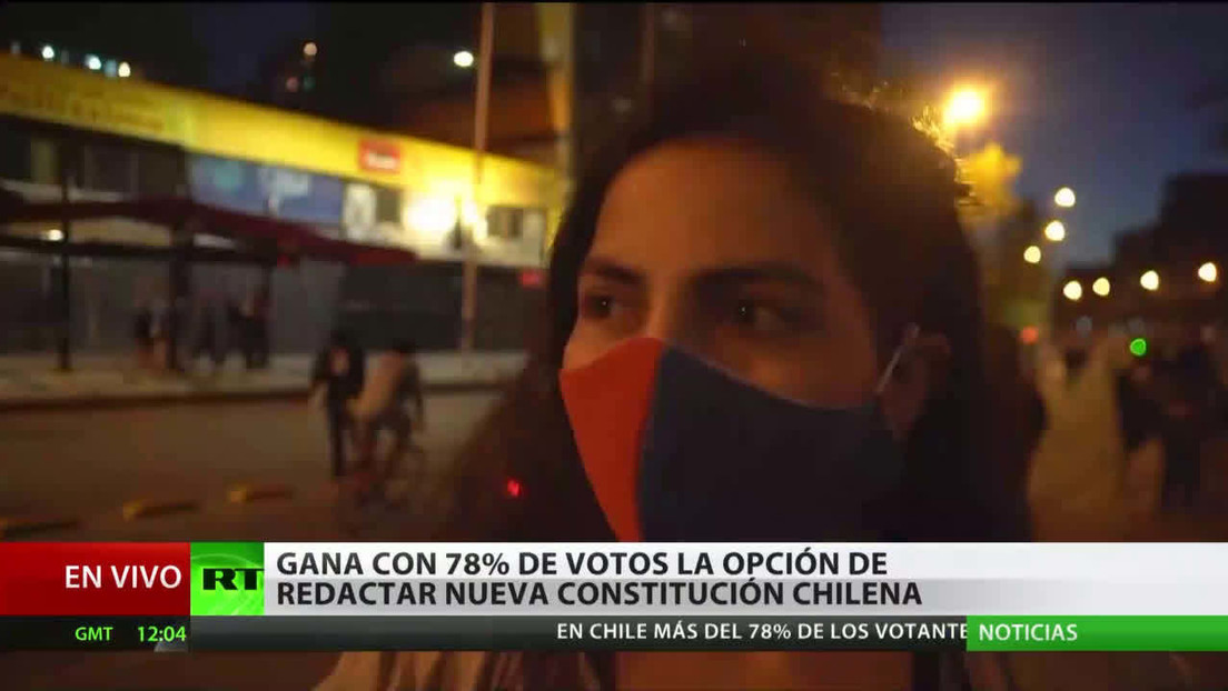 Chile: Gana la opción de redactar una nueva Constitución con el 78 % de los votos