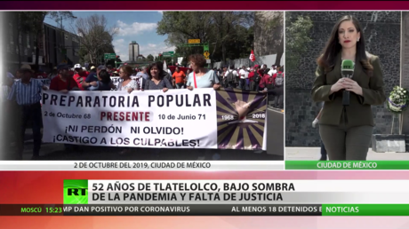 52 años de la masacre de Tlatelolco bajo sombra de la pandemia y la falta de justicia