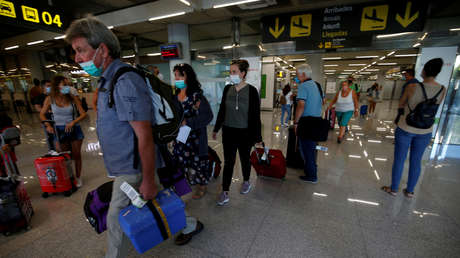 El turismo en España se contrae casi un 76 % en agosto por la pandemia del coronavirus