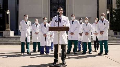 Médicos revelan detalles sobre el estado de salud de Donald Trump tras ser hospitalizado por covid-19