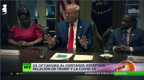 Del optimismo al contagio: escéptica relación de Trump y el covid-19