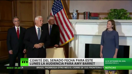 Fechan para el próximo lunes la audiencia para Amy Coney Barrett, la nominada por Trump a la Corte Suprema