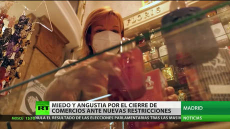 Madrid: Miedo y angustia por el cierre de negocios ante nuevas restricciones