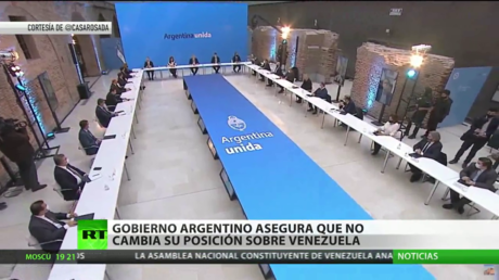 Gobierno argentino asegura que no cambia su posición sobre Venezuela