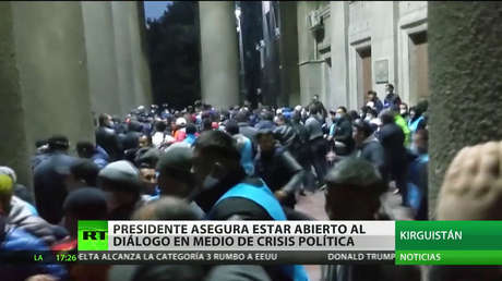 El presidente de Kirguistán asegura estar abierto al diálogo en medio de la crisis política
