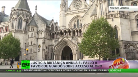 Justicia británica anula el fallo a favor de Guaidó sobre acceso al oro venezolano