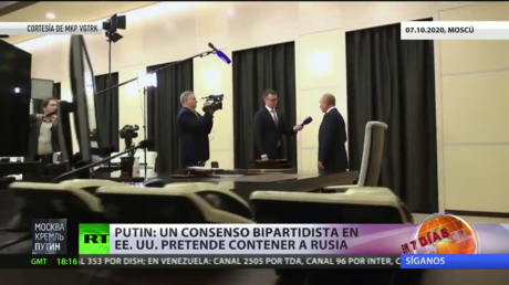 Putin: "Un consenso bipartidista en EE.UU. pretende contener a Rusia"