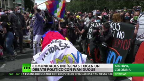 Colombia: Comunidades indígenas exigen un debate político con Iván Duque